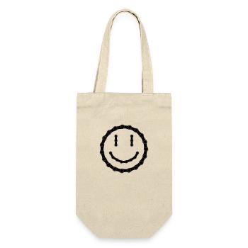 Would have had bicycle chain 16 - Gift Bag for Bottles - nature - Front