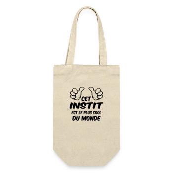 MEILLEUR INSTIT - Sac à bouteille - nature - Devant