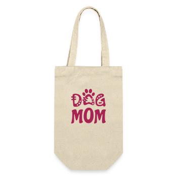 Dog Mom - Gift Bag for Bottles - nature - Front