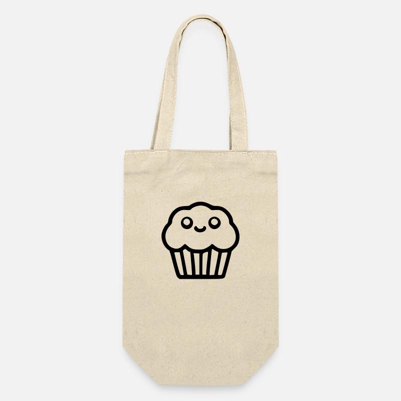 Cute muffin - Gift Bag for Bottles - nature
