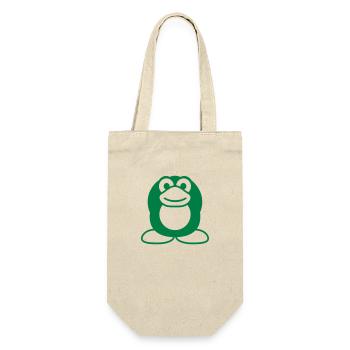 Penguin hear nothing, numb hands cover ears - Gift Bag for Bottles - nature - Front