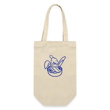 Bunny Ski Goggles Ski Bunny Skiing Ski Goggles Cap - Gift Bag for Bottles - nature - Front