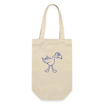 Parrot bird looks funny goofy silly confused - Gift Bag for Bottles - nature - Front
