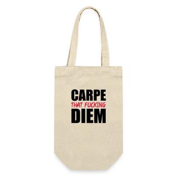 Carpe That Fucking Diem - Sac à bouteille - nature - Devant