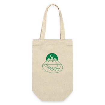 BOHO Moon mountains peaks and reflection - Gift Bag for Bottles - nature - Front