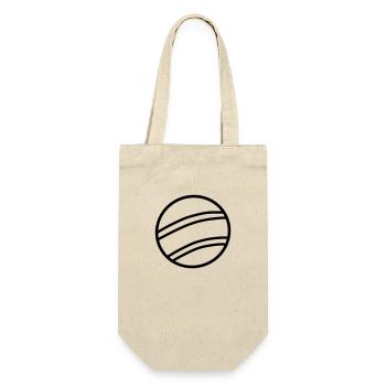 Ball Vektorgrafik - Geschenkbeutel für Flaschen - Natur - Vorne