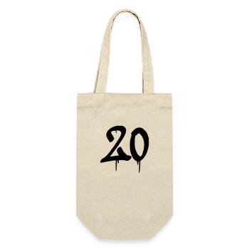 20 graffiti - Gift Bag for Bottles - nature - Front