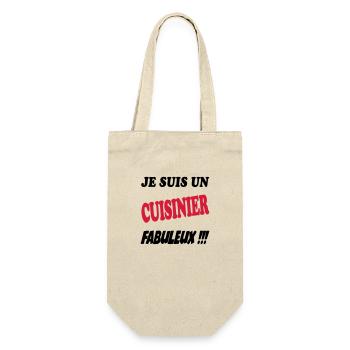 CUISINIER FABULEUX - Sac à bouteille - nature - Devant