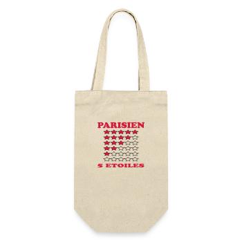 5-STAR PARISIAN - Gift Bag for Bottles - nature - Front