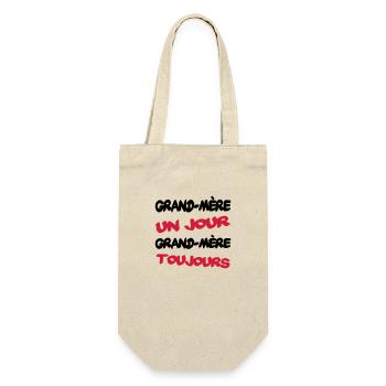 Grand mère un jour... - Sac à bouteille - nature - Devant