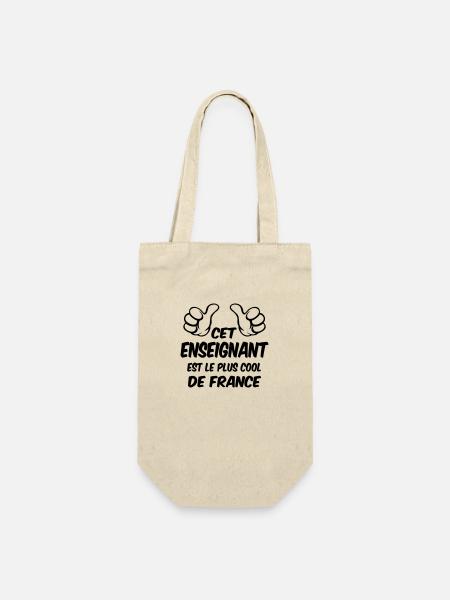 BESTER LEHRER - Geschenkbeutel für Flaschen - Natur