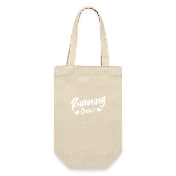 Running Crew Herz - Geschenkbeutel für Flaschen - Natur - Vorne