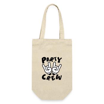 Fête Crew Main Drôle - Sac à bouteille - nature - Devant