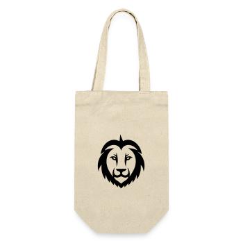 Lion's head - Gift Bag for Bottles - nature - Front