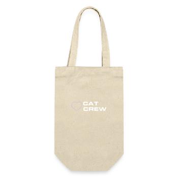 Cat Crew - Geschenkbeutel für Flaschen - Natur - Vorne