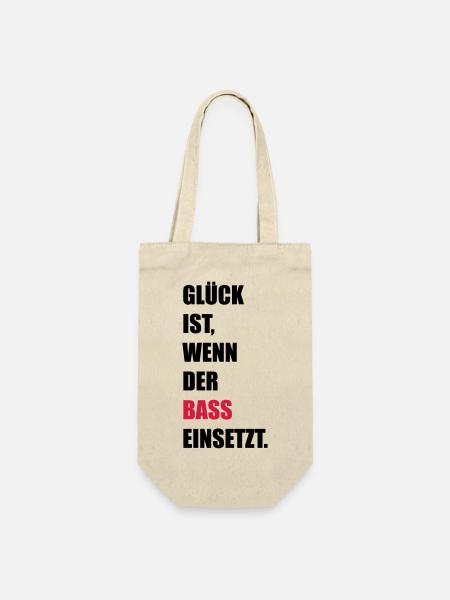 Musik - Geschenkbeutel für Flaschen - Natur