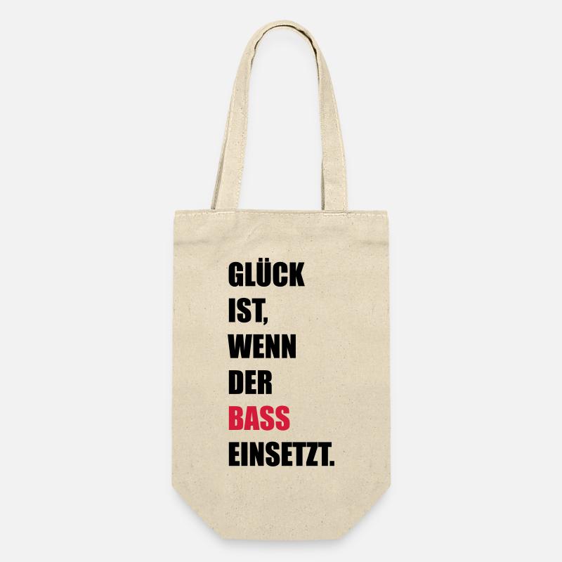 Musik - Geschenkbeutel für Flaschen - Natur