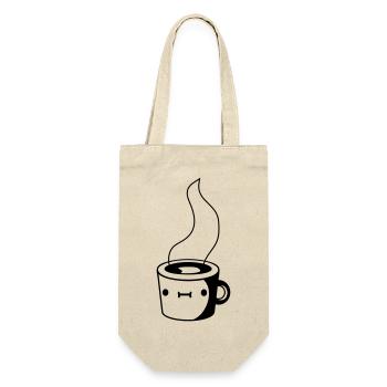 Cute coffee cup - Gift Bag for Bottles - nature - Front