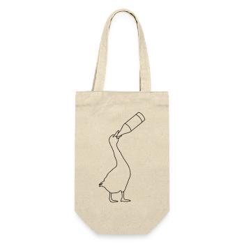 L’oie sèche la bière - Sac à bouteille - nature - Devant