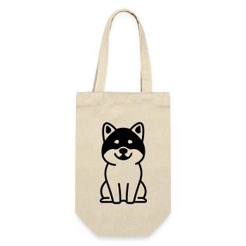 Dog - Gift Bag for Bottles - nature - Front