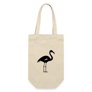 Flamingo - Gift Bag for Bottles - nature - Front
