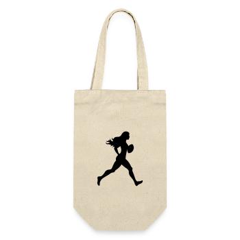 Icône féminine du football américain - Sac à bouteille - nature - Devant