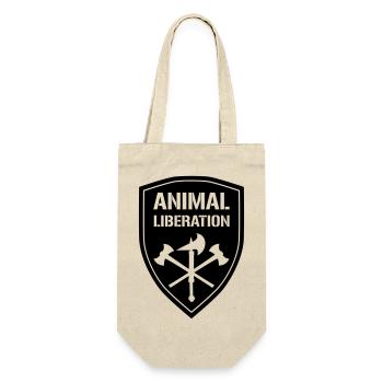 ANIMAL LIBERATION - Gift Bag for Bottles - nature - Front
