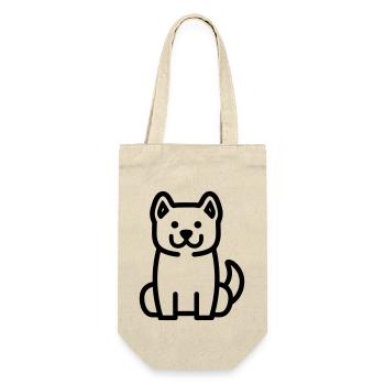 Dog - Gift Bag for Bottles - nature - Front