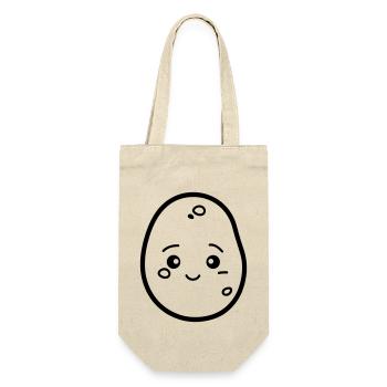 potato - Gift Bag for Bottles - nature - Front