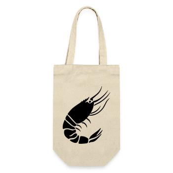 Shrimp - Gift Bag for Bottles - nature - Front