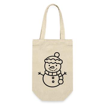 Bonhomme de neige - Sac à bouteille - nature - Devant