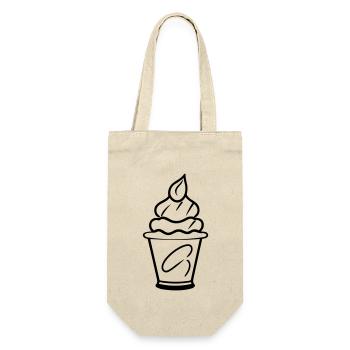 Ice Sundae - Gift Bag for Bottles - nature - Front