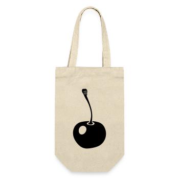 cherry - Gift Bag for Bottles - nature - Front