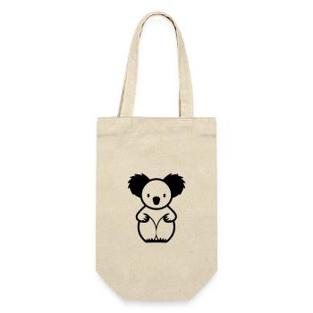 Koala - Geschenkbeutel für Flaschen - Natur - Vorne