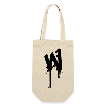 W graffiti drops Farbklex spray - Gift Bag for Bottles - nature - Front