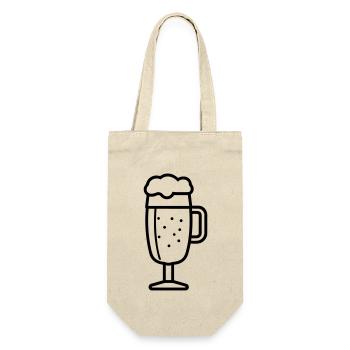 Beer - Gift Bag for Bottles - nature - Front