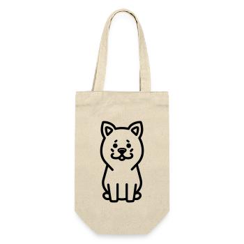 Dog - Gift Bag for Bottles - nature - Front