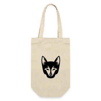 Fuchs - Geschenkbeutel für Flaschen - Natur - Vorne