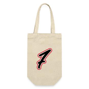 7 Zahl symbol - Geschenkbeutel für Flaschen - Natur - Vorne