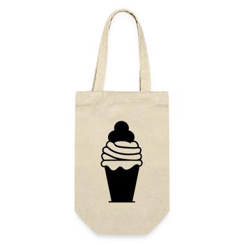 Ice Sundae - Gift Bag for Bottles - nature - Front