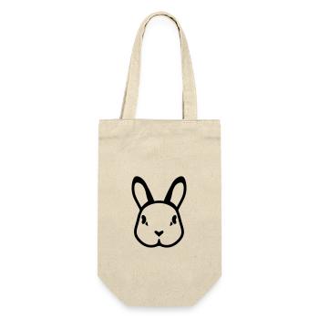 rabbit - Gift Bag for Bottles - nature - Front
