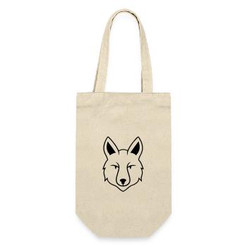 Wolf - Gift Bag for Bottles - nature - Front