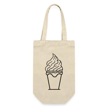 Ice Sundae - Gift Bag for Bottles - nature - Front