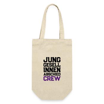 Enterrement de vie de jeune fille Crew Enterrement de vie de garçon - Sac à bouteille - nature - Devant