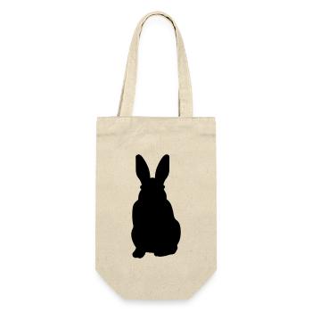 Rabbit - Gift Bag for Bottles - nature - Front