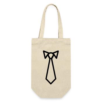Tie - Gift Bag for Bottles - nature - Front