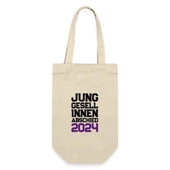 Hen Party 2024 Hen - Gift Bag for Bottles - nature - Front