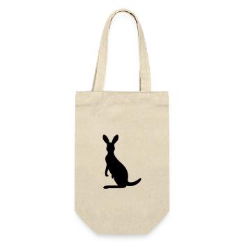 kangaroo - Gift Bag for Bottles - nature - Front