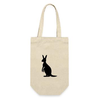 kangaroo - Gift Bag for Bottles - nature - Front
