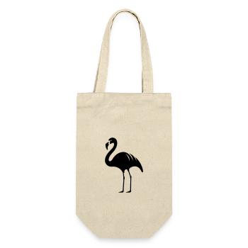 Flamingo - Gift Bag for Bottles - nature - Front